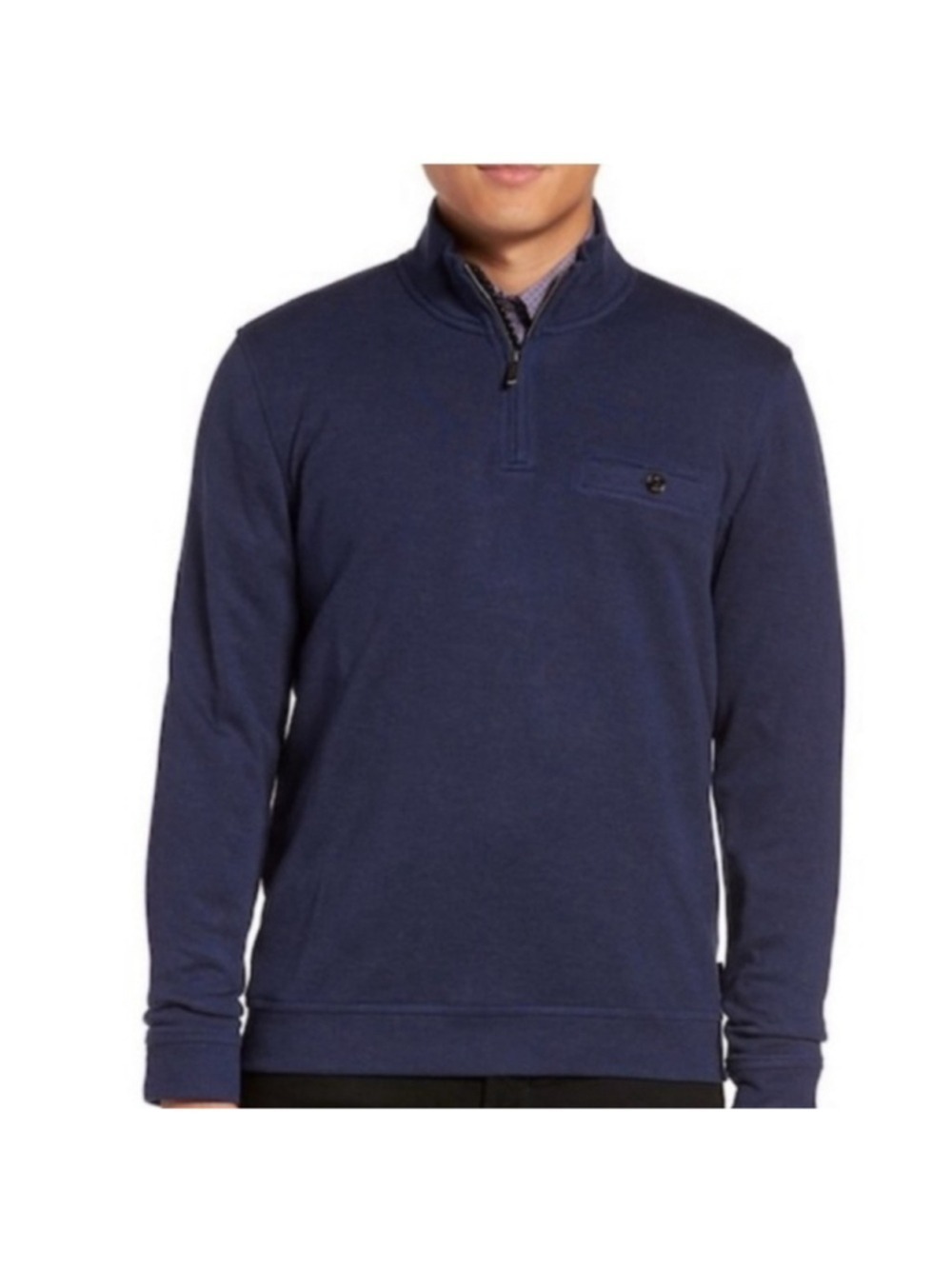 Ted Baker Men's Purple Valerio Half-Zip Sweater size 5/Large